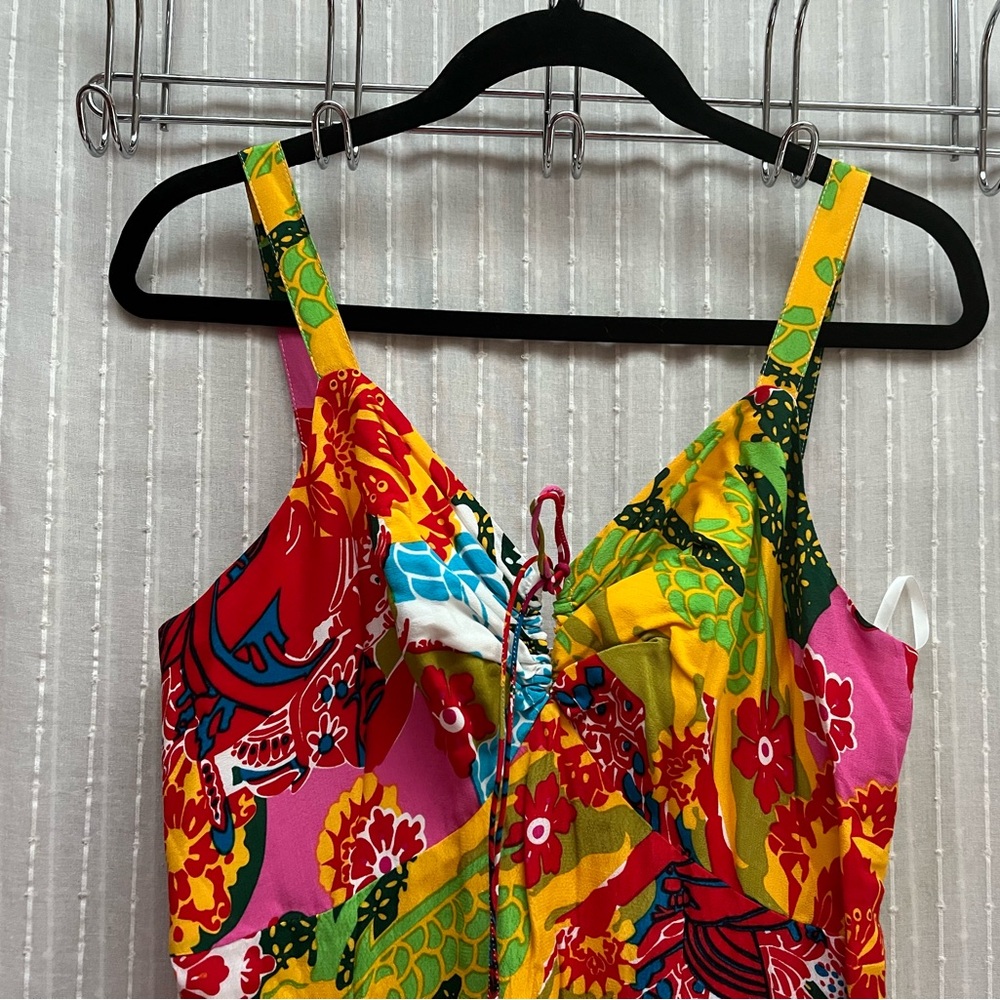 Trashy Diva L'Amour Dress in psychedelic Dragons print size 14 - Picture 6 of 7
